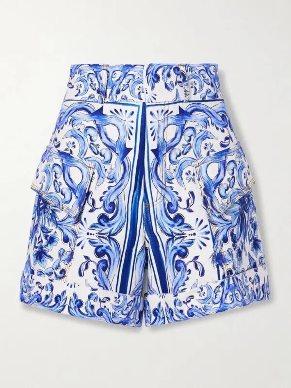 FARM Rio Garden Tiles Plaid Shorts